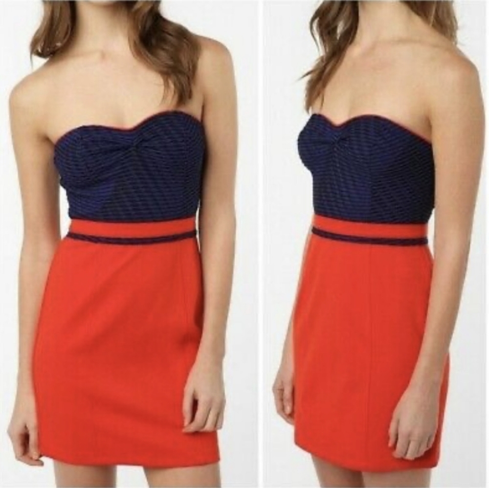 UO Silence + Noise Strapless Dress